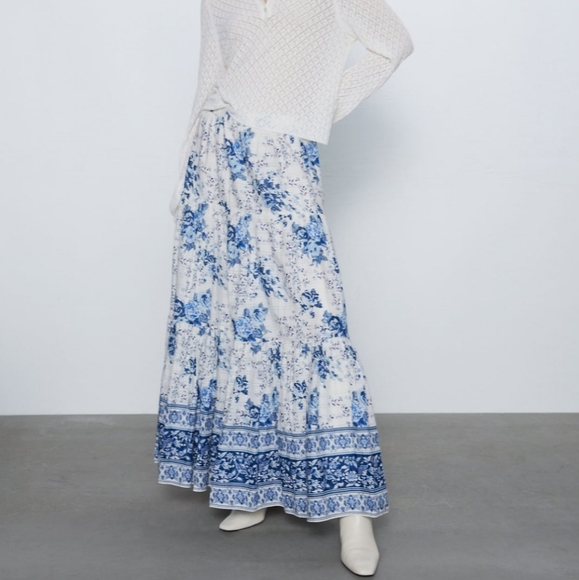 ZARA Cotton maxi skirt - Picture 8 of 8